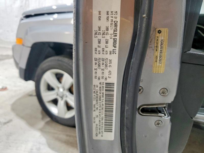 50179196 :رقم المزاد ، 1C4NJRFB9ED847017 vin ، 2014 Jeep Patriot مزاد بيع