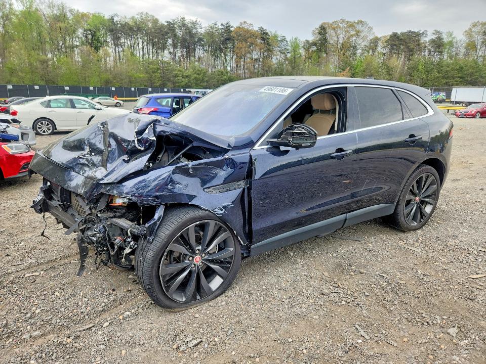2020 Jaguar F-pace მანქანა იყიდება აუქციონზე, vin: SADCK2FX8LA636594, აუქციონის ნომერი: 49601186