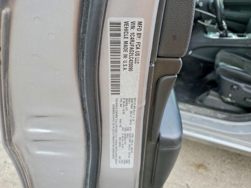 2020 Jeep Grand Cherokee მანქანა იყიდება აუქციონზე, vin: 1C4RJFAG2LC420090, აუქციონის ნომერი: 49724856