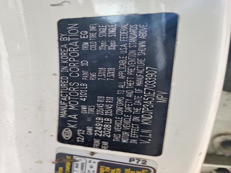 2014 Kia Soul მანქანა იყიდება აუქციონზე, vin: KNDJP3A51E7033907, აუქციონის ნომერი: 49648186