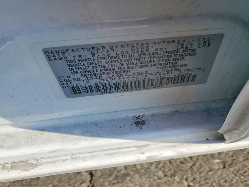 Aukcja sprzedaży 2019 Nissan Sentra, vin: 3N1AB7AP8KY300691, numer aukcji: 49212856