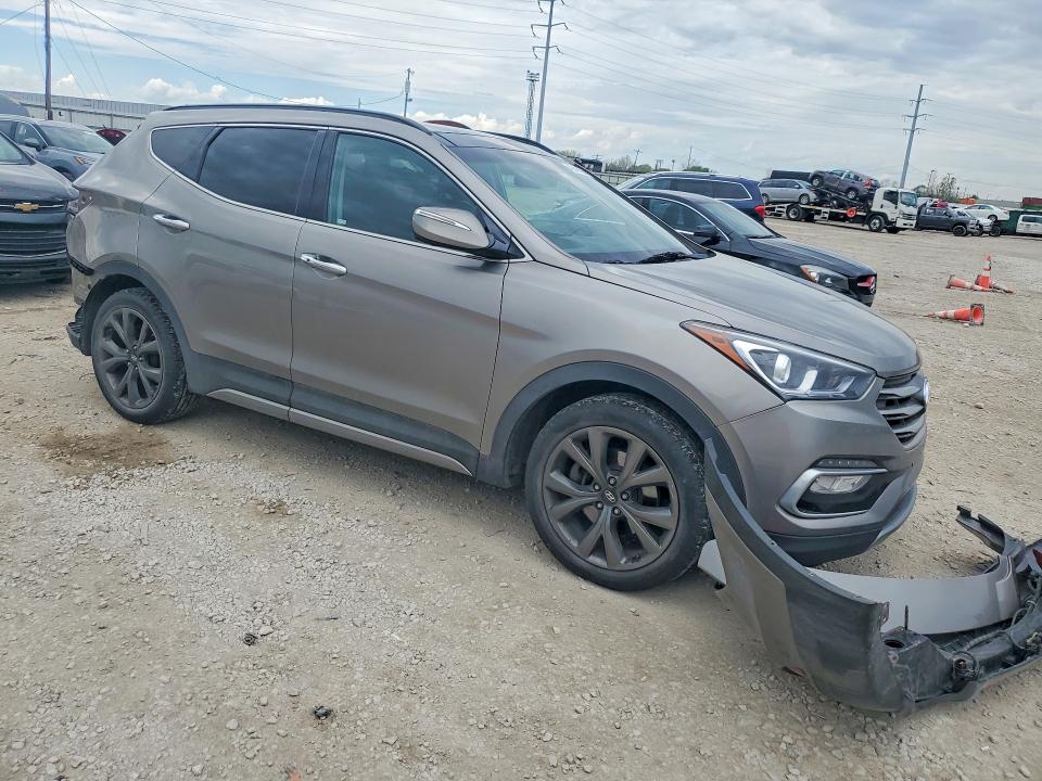 49445406 :رقم المزاد ، 5XYZWDLA7HG412052 vin ، 2017 Hyundai Santa Fe Sport مزاد بيع