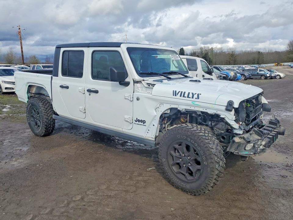 2021 Jeep Gladiator მანქანა იყიდება აუქციონზე, vin: 1C6HJTAG0ML564515, აუქციონის ნომერი: 47928336
