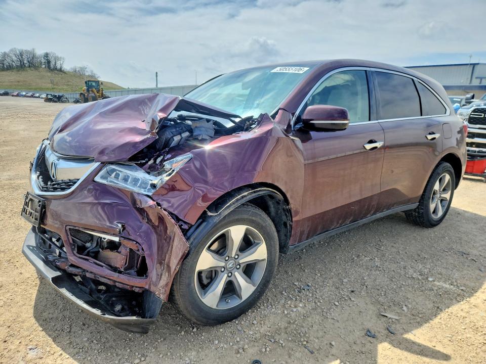 Aukcja sprzedaży 2015 Acura Mdx, vin: 5FRYD4H25FB030303, numer aukcji: 50555106