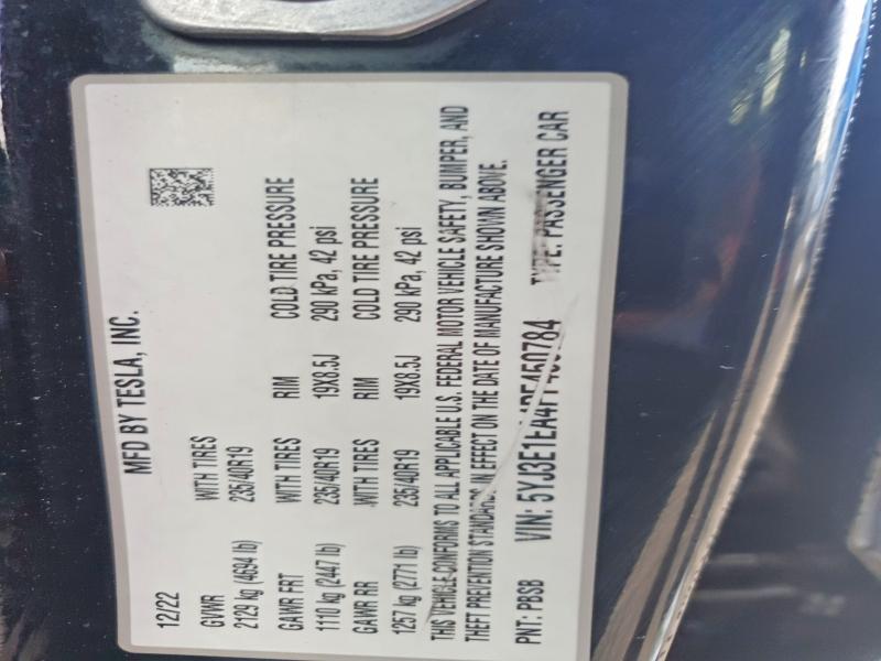 Продажа на аукционе авто 2023 Tesla Model 3, vin: 5YJ3E1EA4PF450784, номер лота: 48471946