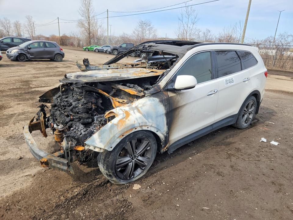 2015 Hyundai Santa Fe მანქანა იყიდება აუქციონზე, vin: KM8SNDHFXFU100369, აუქციონის ნომერი: 50146436