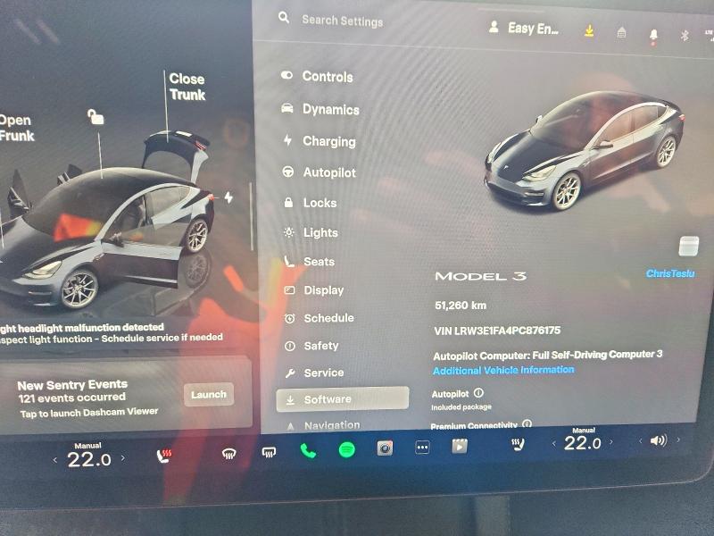 Aukcja sprzedaży 2023 Tesla Model 3, vin: LRW3E1FA4PC876175, numer aukcji: 48774566