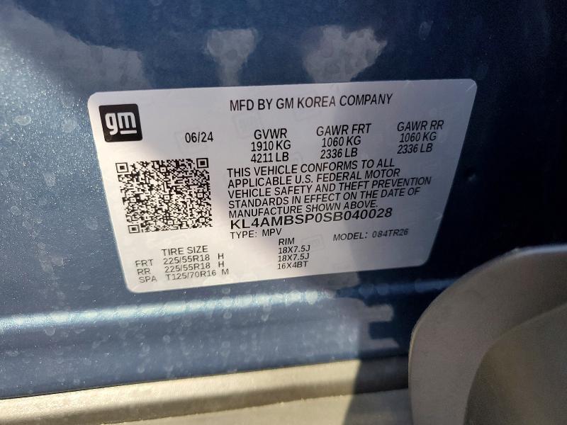 Aukcja sprzedaży 2025 Buick Encore Gx, vin: KL4AMBSP0SB040028, numer aukcji: 50154926