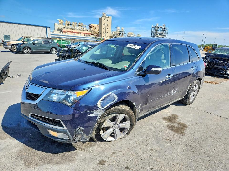 49126786 :رقم المزاد ، 2HNYD2H39CH505384 vin ، 2012 Acura Mdx مزاد بيع