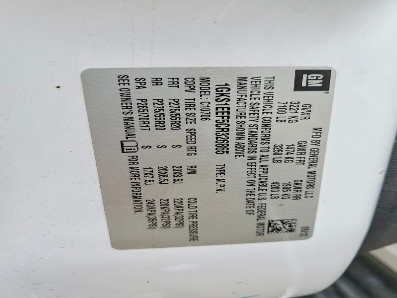 Продаж на аукціоні авто 2012 Gmc Yukon, vin: 1GKS1EEF5CR326865, номер лоту: 51011166
