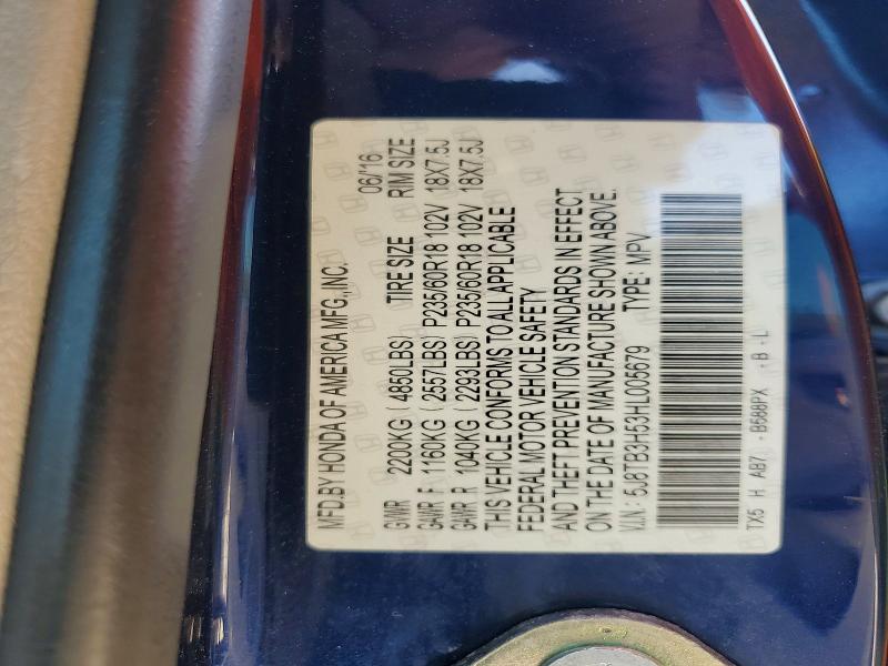 48392046 :رقم المزاد ، 5J8TB3H53HL005679 vin ، 2017 Acura Rdx مزاد بيع