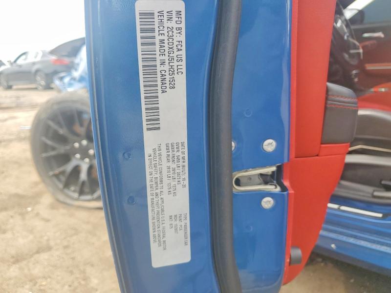 Aukcja sprzedaży 2020 Dodge Charger, vin: 2C3CDXGJ5LH251528, numer aukcji: 50820286