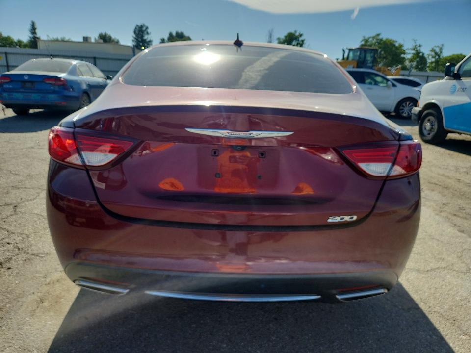 50855176 :رقم المزاد ، 1C3CCCAG9GN147307 vin ، 2016 Chrysler 200 مزاد بيع