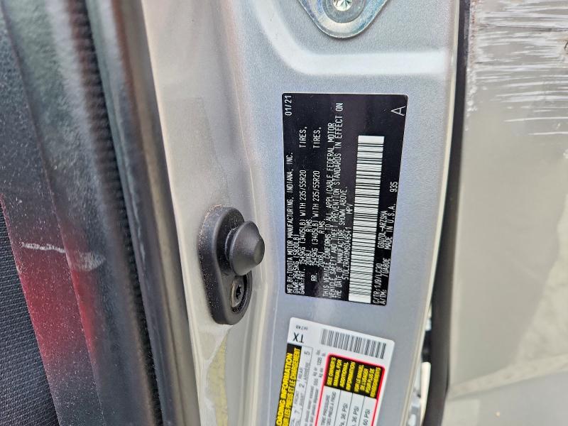 48506026 :رقم المزاد ، 5TDLZRAHXMS048541 vin ، 2021 Toyota Highlander مزاد بيع
