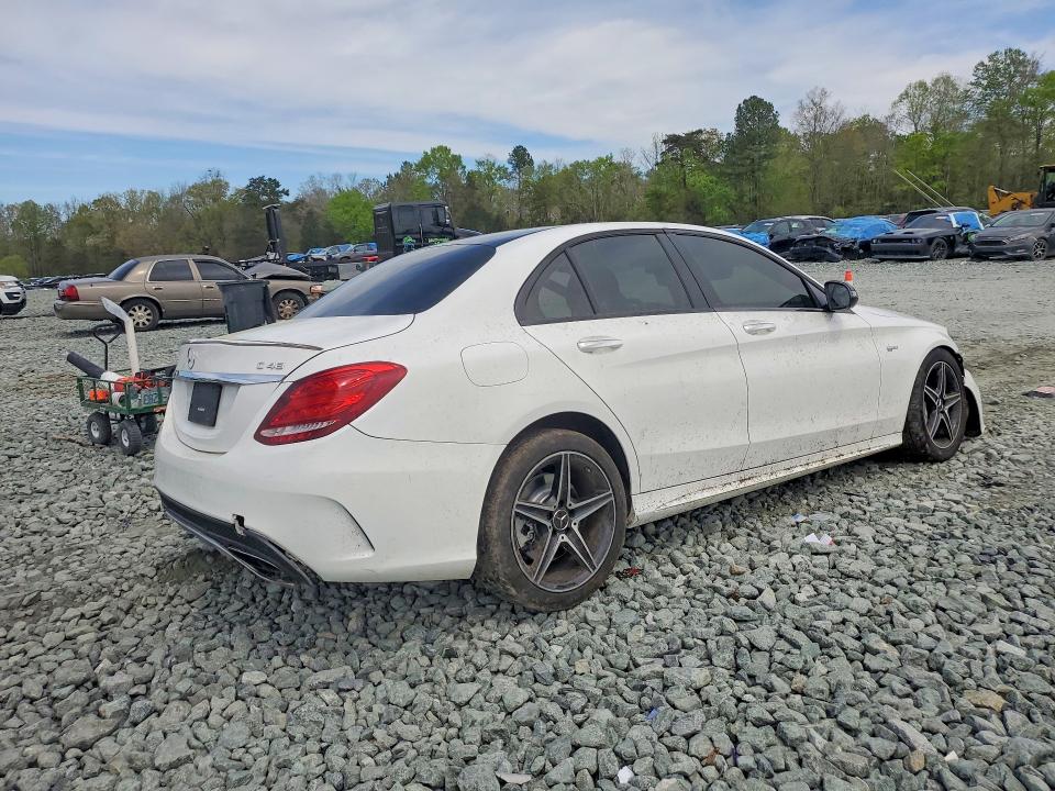 48966176 :رقم المزاد ، 55SWF6EB0HU224371 vin ، 2017 Mercedes-benz C مزاد بيع