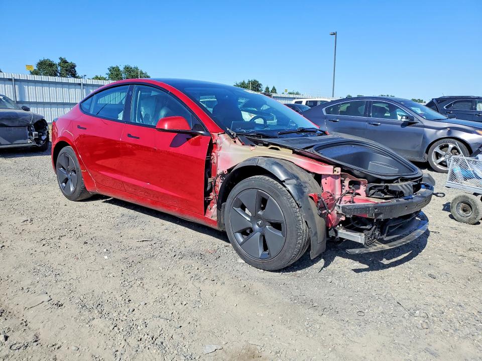 2023 Tesla Model 3 მანქანა იყიდება აუქციონზე, vin: 5YJ3E1EA1PF598147, აუქციონის ნომერი: 51948006