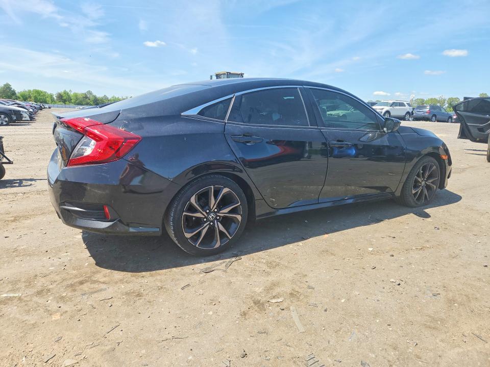 2020 Honda Civic მანქანა იყიდება აუქციონზე, vin: 19XFC2F88LE215678, აუქციონის ნომერი: 51378916