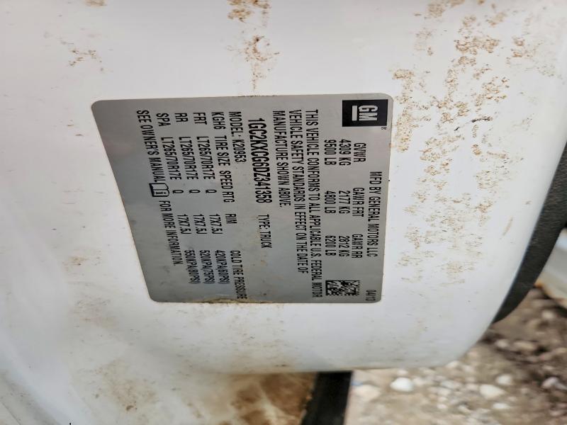 2013 Chevrolet Silverado მანქანა იყიდება აუქციონზე, vin: 1GC2KXCG6DZ341358, აუქციონის ნომერი: 50344906