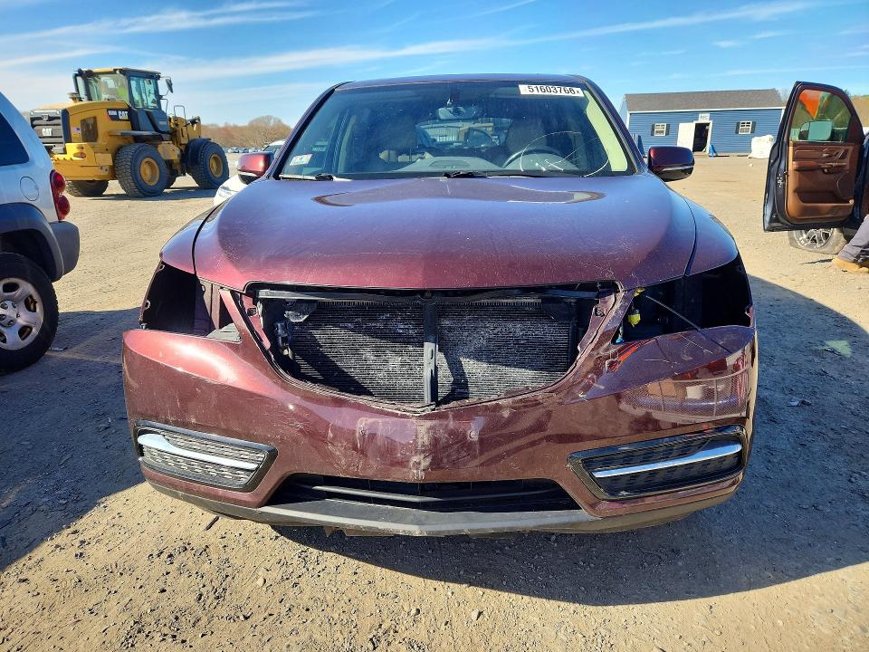 2016 Acura Mdx მანქანა იყიდება აუქციონზე, vin: 5FRYD4H24GB035770, აუქციონის ნომერი: 51603766