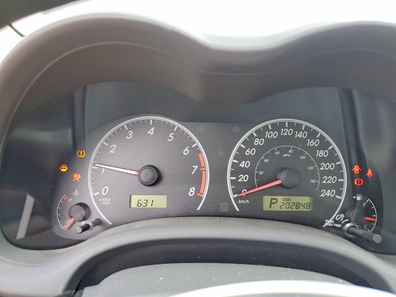 2009 Toyota Corolla მანქანა იყიდება აუქციონზე, vin: 2T1BU40E49C112643, აუქციონის ნომერი: 49427306