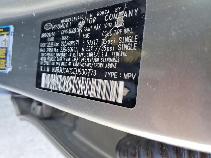Aukcja sprzedaży 2014 Hyundai Tucson, vin: KM8JUCAG0EU930773, numer aukcji: 49042756