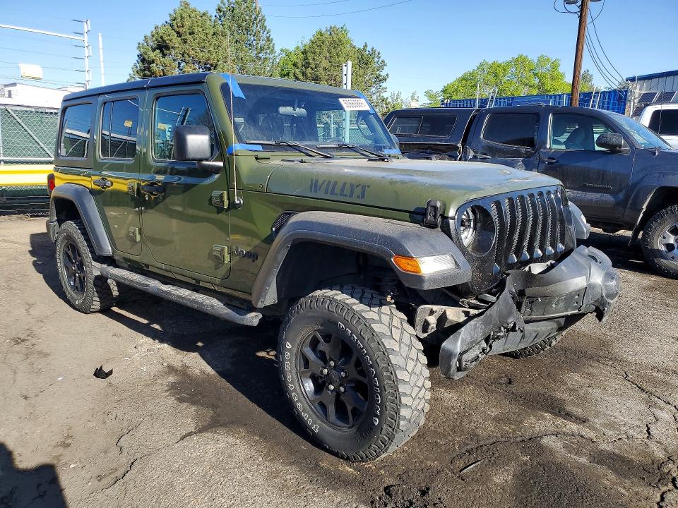 Aukcja sprzedaży 2022 Jeep Wrangler Unlimited, vin: 1C4HJXDG1NW179895, numer aukcji: 50668866