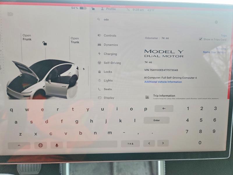 48472446 :رقم المزاد ، 7SAYGDEE4TF573048 vin ، 2026 Tesla Model Y مزاد بيع