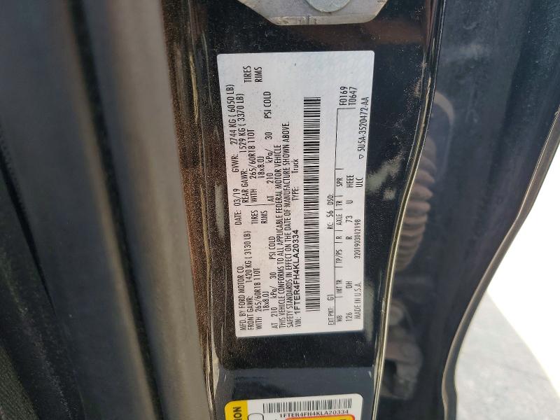 Продаж на аукціоні авто 2019 Ford Ranger, vin: 1FTER4FH4KLA20334, номер лоту: 48201396