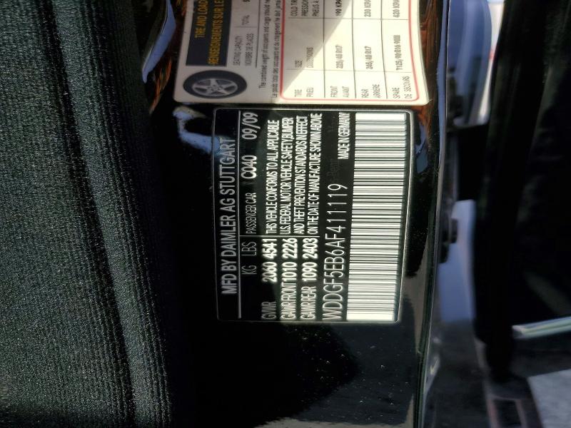 Aukcja sprzedaży 2010 Mercedes-benz C, vin: WDDGF5EB6AF411119, numer aukcji: 48849776