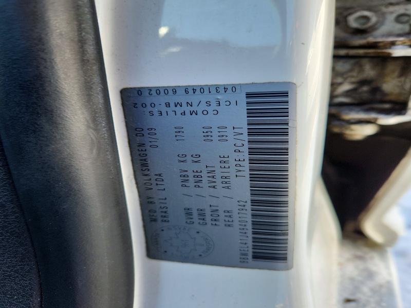 Aukcja sprzedaży 2009 Volkswagen City Golf, vin: 9BWEL41J494017942, numer aukcji: 48674476
