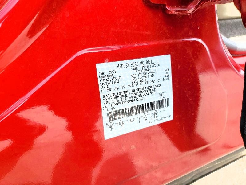 2023 Ford Edge მანქანა იყიდება აუქციონზე, vin: 2FMPK4K96PBA32046, აუქციონის ნომერი: 48778286