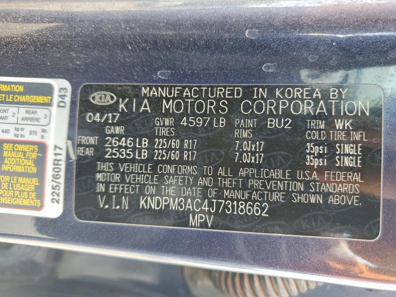 Aukcja sprzedaży 2018 Kia Sportage, vin: KNDPM3AC4J7318662, numer aukcji: 49934436