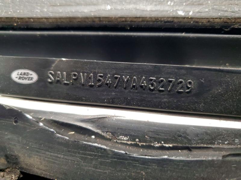 48149486 :رقم المزاد ، SALPV1547YA432729 vin ، 2000 Land Rover Range Rover مزاد بيع