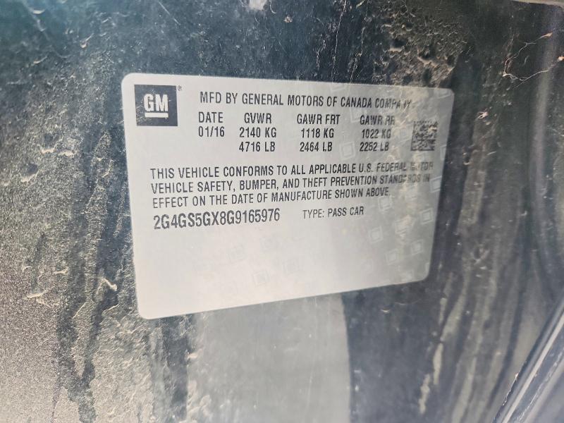 Продаж на аукціоні авто 2016 Buick Regal, vin: 2G4GS5GX8G9165976, номер лоту: 48034666
