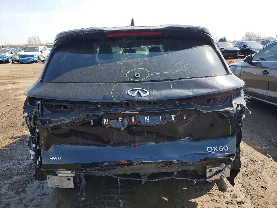 Продаж на аукціоні авто 2022 Infiniti Qx60, vin: 5N1DL1ES4NC330234, номер лоту: 47496336