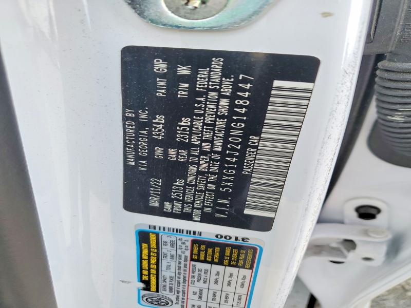 Aukcja sprzedaży 2022 Kia K5, vin: 5XXG14J20NG148447, numer aukcji: 77176335