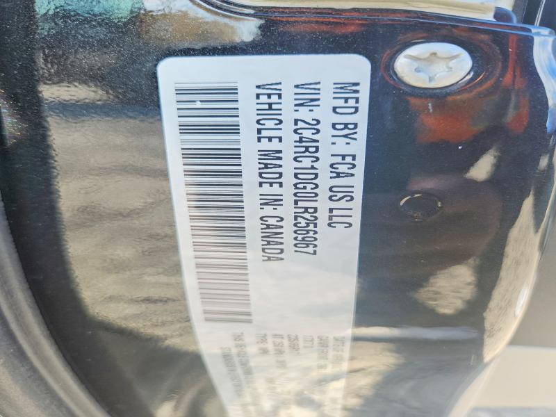 47175346 :رقم المزاد ، 2C4RC1DG0LR256967 vin ، 2020 Chrysler Voyager مزاد بيع