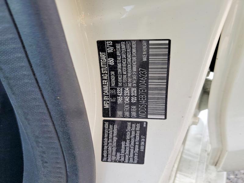 50814986 :رقم المزاد ، WDDSJ4EB7EN046237 vin ، 2014 Mercedes-benz Cla مزاد بيع