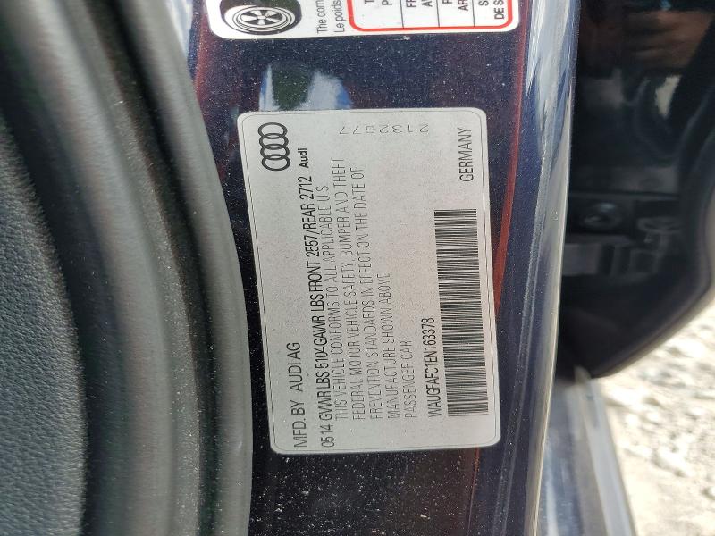 Продаж на аукціоні авто 2014 Audi A6, vin: WAUGFAFC1EN163378, номер лоту: 50196806