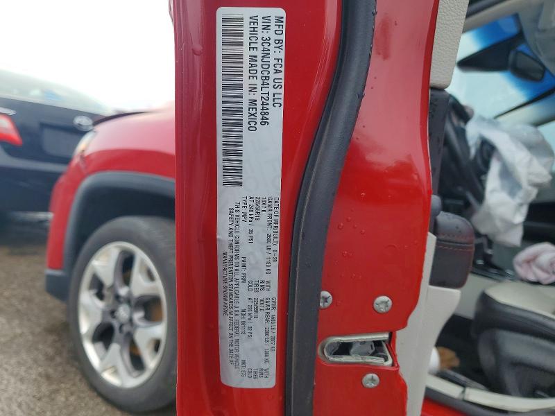 Продажа на аукционе авто 2020 Jeep Compass, vin: 3C4NJDCB4LT244846, номер лота: 51177826
