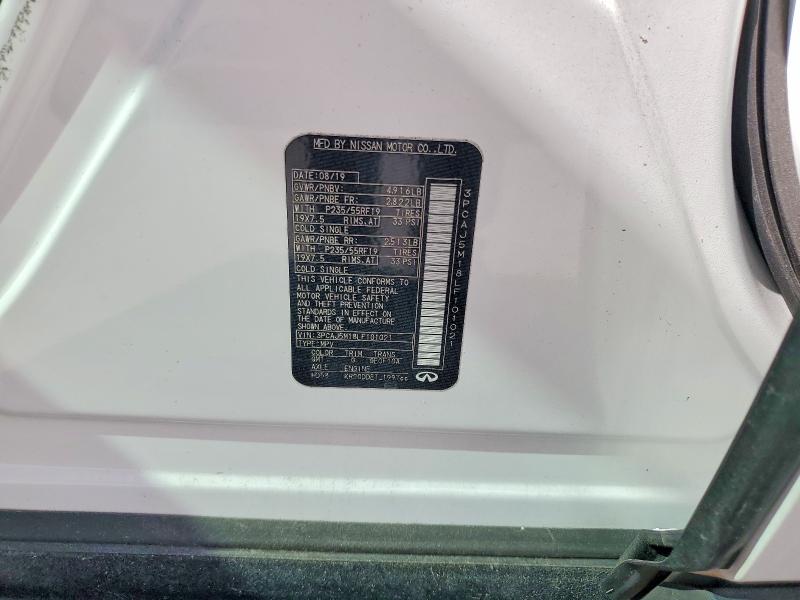 Aukcja sprzedaży 2020 Infiniti Qx50, vin: 3PCAJ5M18LF101021, numer aukcji: 50446626