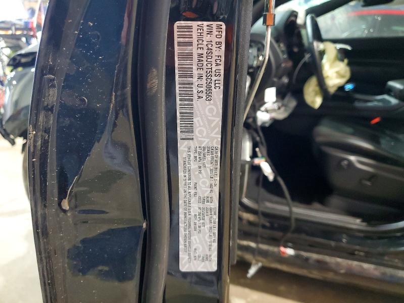 50246456 :رقم المزاد ، 1C4SDJCT5SC506563 vin ، 2025 Dodge Durango مزاد بيع