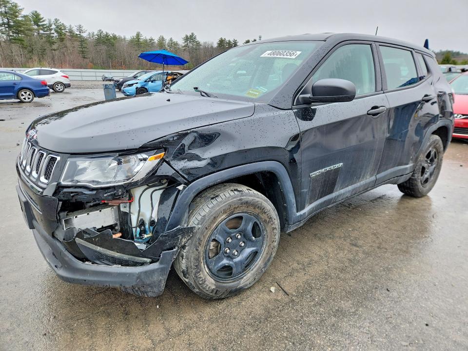 Auction sale of the 2019 Jeep Compass, vin: 3C4NJCAB1KT763025, lot number: 48060356