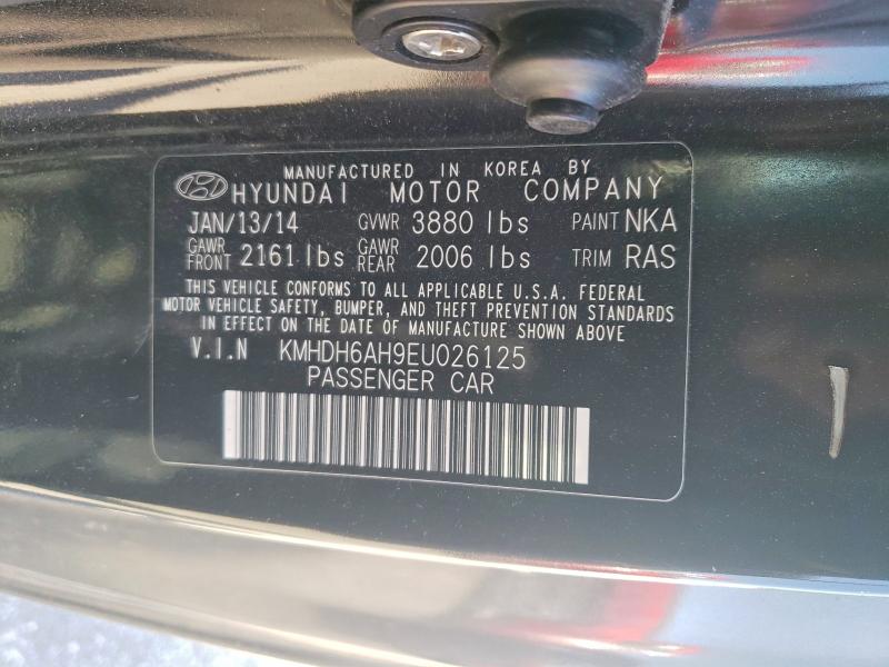 Aukcja sprzedaży 2014 Hyundai Elantra Coupe, vin: KMHDH6AH9EU026125, numer aukcji: 50710036