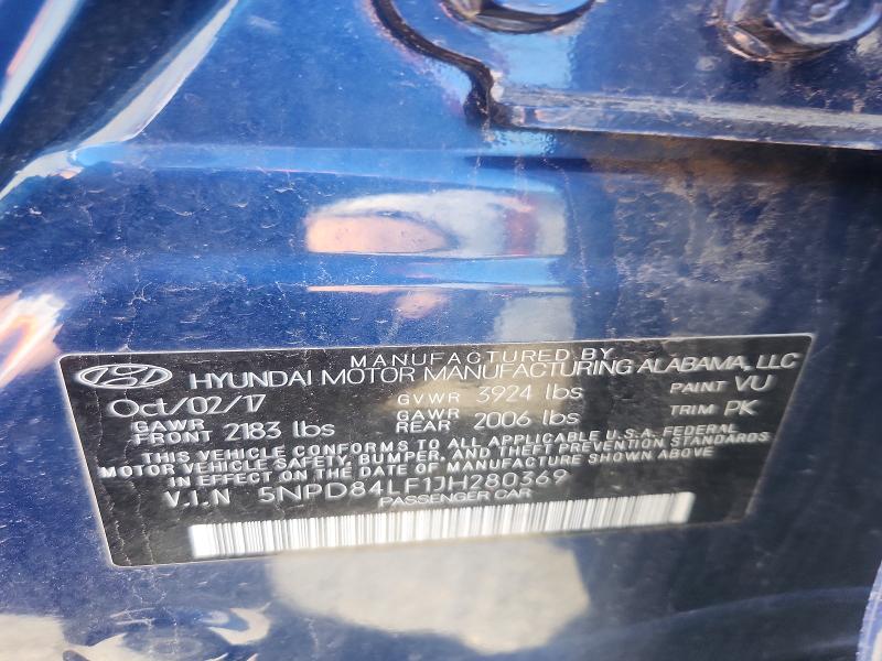 Продажа на аукционе авто 2018 Hyundai Elantra, vin: 5NPD84LF1JH280369, номер лота: 51445666