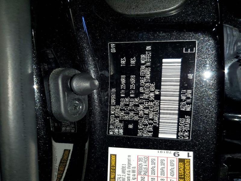 2020 Lexus Nx მანქანა იყიდება აუქციონზე, vin: JTJGARDZ7L5001692, აუქციონის ნომერი: 50709396