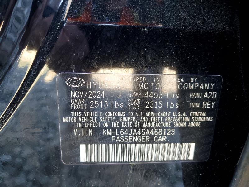 2025 Hyundai Sonata მანქანა იყიდება აუქციონზე, vin: KMHL64JA4SA468123, აუქციონის ნომერი: 51444926