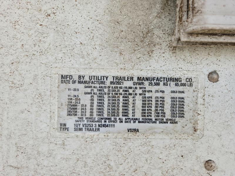 Aukcja sprzedaży 2022 Utility Vs2ra, vin: 1UYVS2533N2454111, numer aukcji: 46741536
