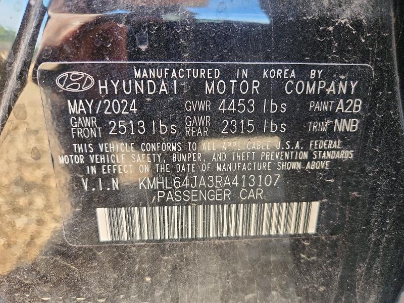 Aukcja sprzedaży 2024 Hyundai Sonata Sel, vin: KMHL64JA3RA413107, numer aukcji: 49720686