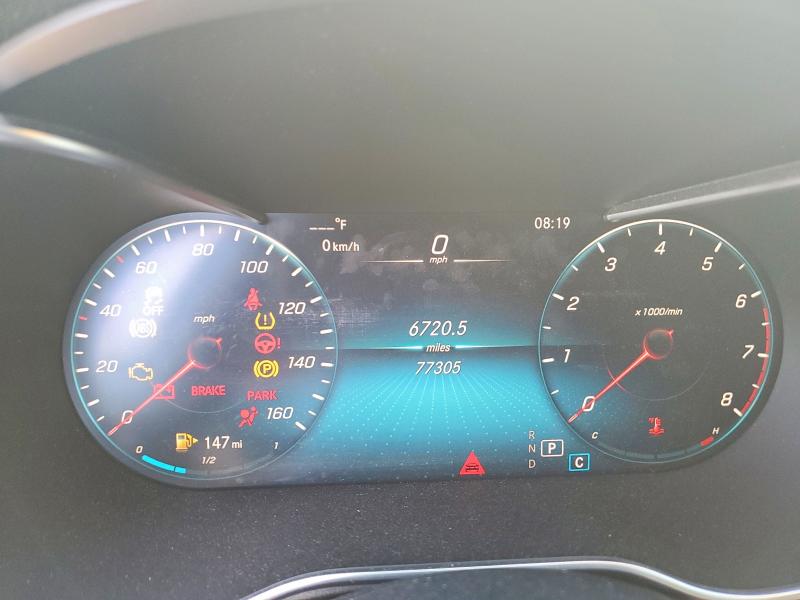 2020 Mercedes-benz C მანქანა იყიდება აუქციონზე, vin: W1KWF8DBXLR578485, აუქციონის ნომერი: 50491596